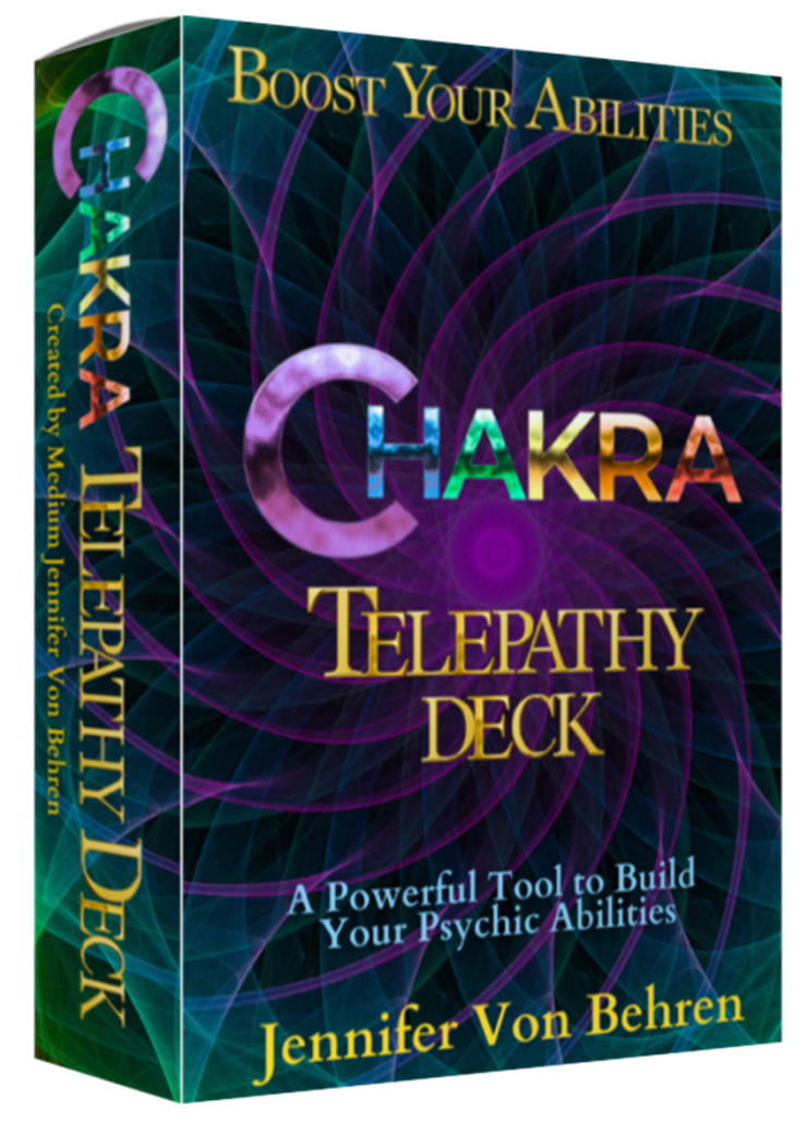 Magnetic Box for the Chakra Telepathy Deck by Medium Jennifer Von Behren