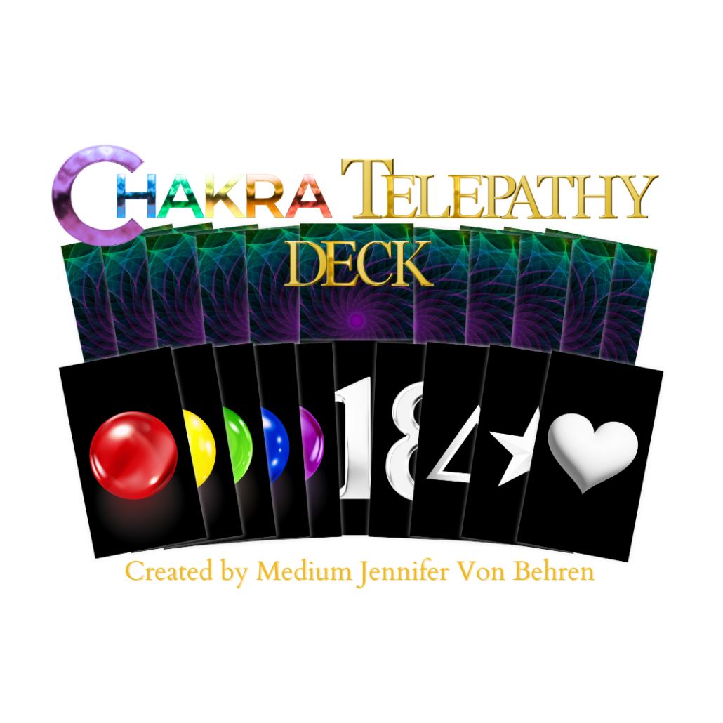 Chakra Telepathy Deck - Spread of Card Samples